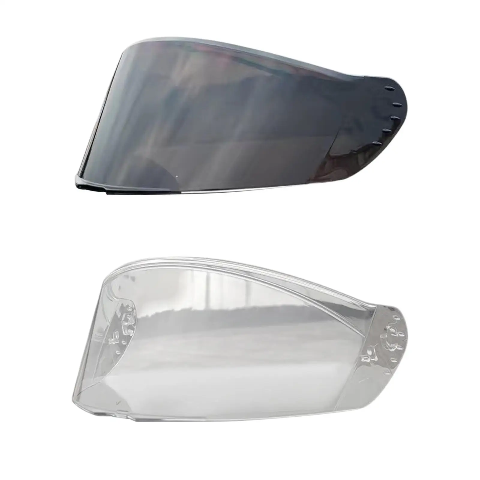 

Motorbike Helmet Visor Lens Easy to Install High Performance Motorbike Accessories Anti Scratch Wind Shield for 966 Model