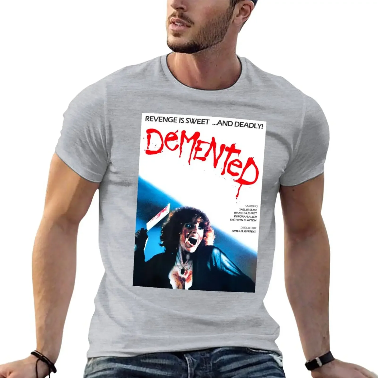 Demented T-Shirt customs oversized Tee shirt for a boy mens graphic t-shirts hip hop