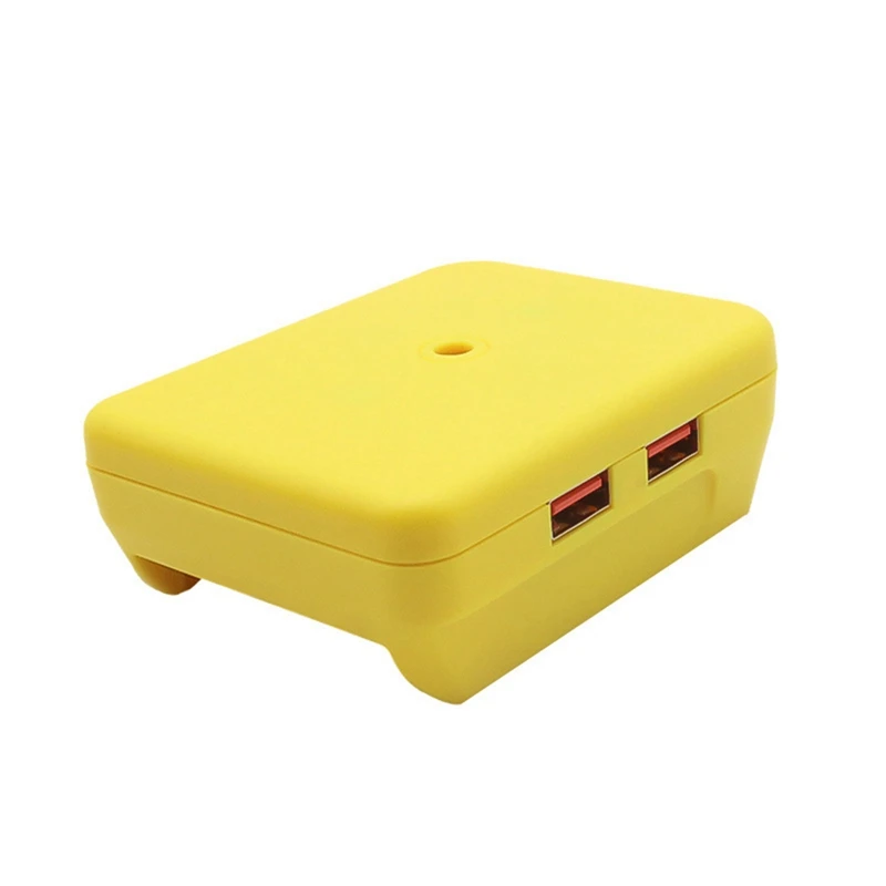 A93G Battery Adapter With Dual USB Fast Charger Port For Dewalt XR 18V 20V Lithium  Battery DCB180 DCB203 DCB204 DCB205