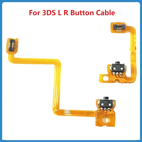 Para NS 3DS L R Cable de botón antiguo pequeño 3DS interruptor de llave izquierda y derecha botón de hombro Cable flexible línea pieza de reparación de repuesto