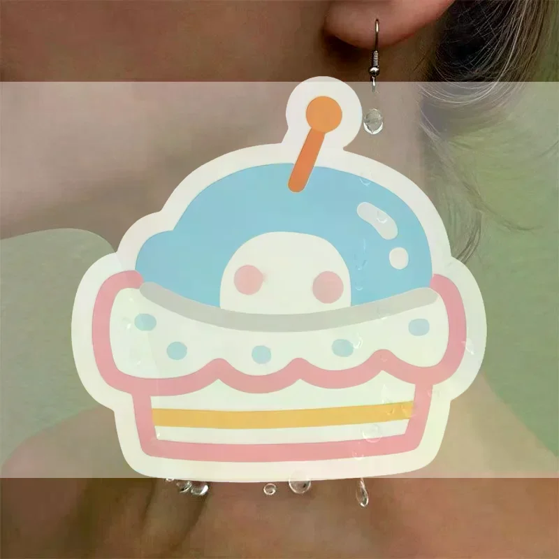 

Minimalist Transparent Crystal Dewdrop Earrings Niche High-End Unique And Versatile Clavicle Chain