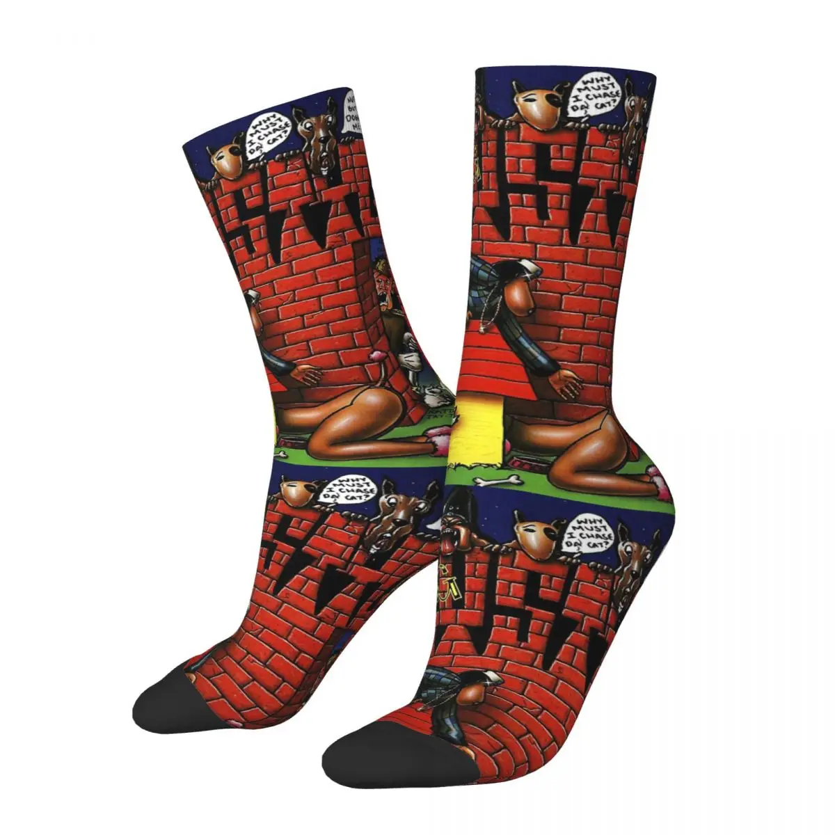 

Crazy Design Snoop Dogg Doggystyle Unisex Winter Socks Running Fun printing Socks Street Style Crazy Sock