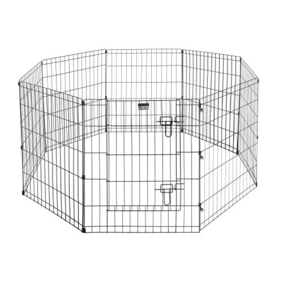 

24" Exercise Playpen for Dogs Eight 24" x 30" High Panels with Gate