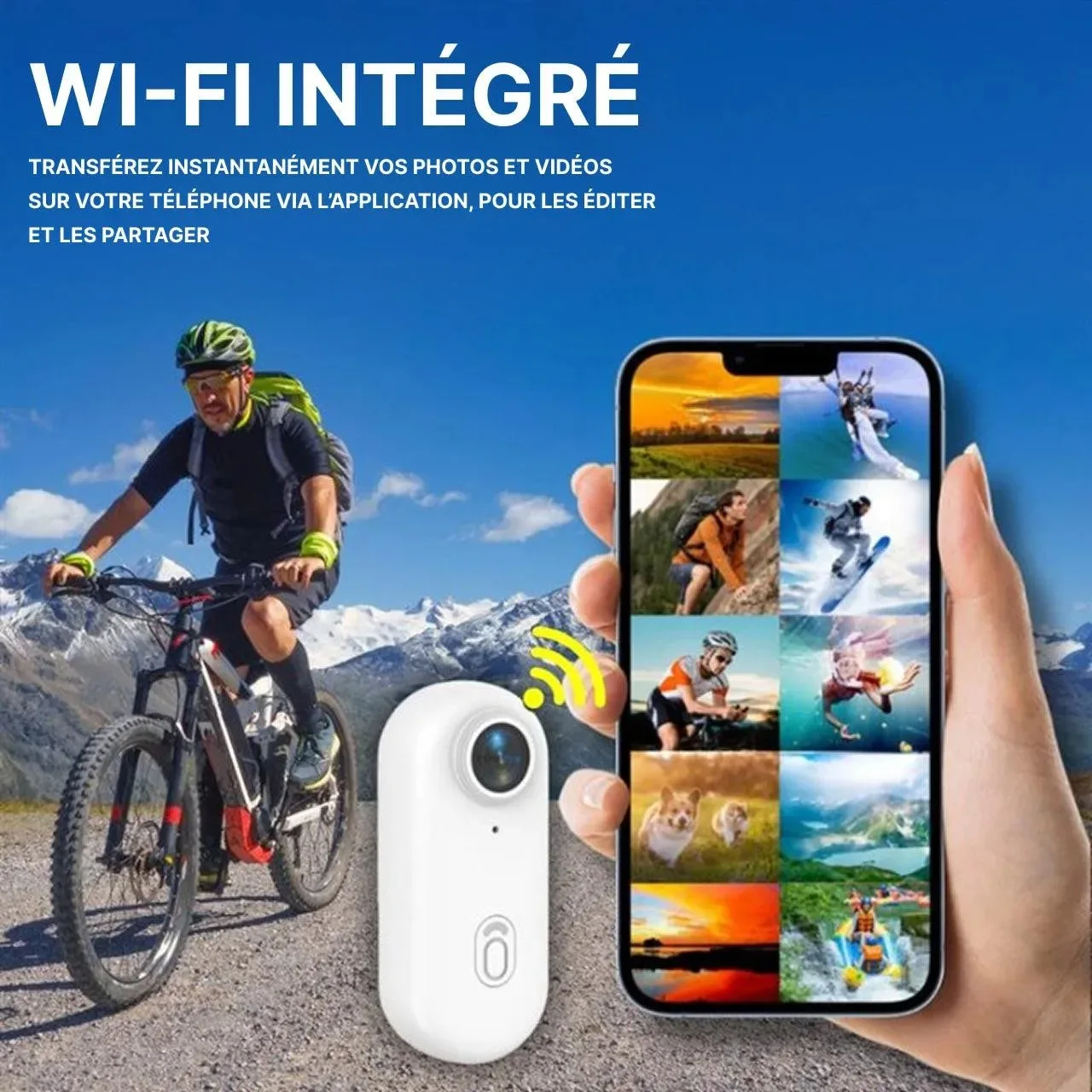 4K Action Bike Integrated Helmet Handlebar Motorcycle Road Sport Cam Battery Body Mini Full Hd Sports Action Wifi Data Cables