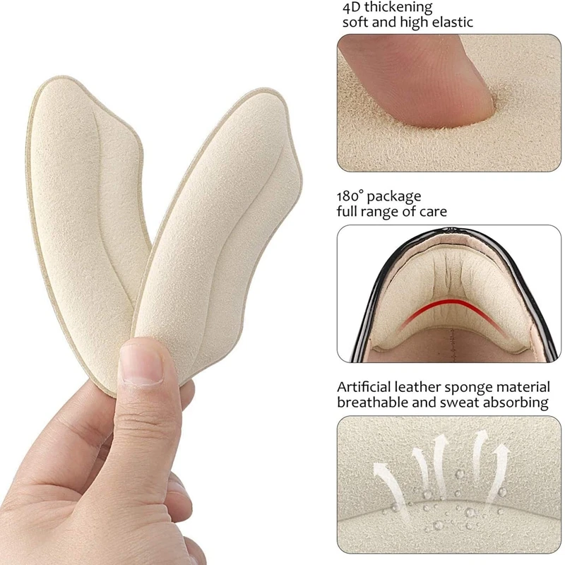 Women Insoles for Shoes High Heel Pad Adjust Size Adhesive Heels Pads Liner Grips Protector Sticker Pain Relief Foot Care Insert