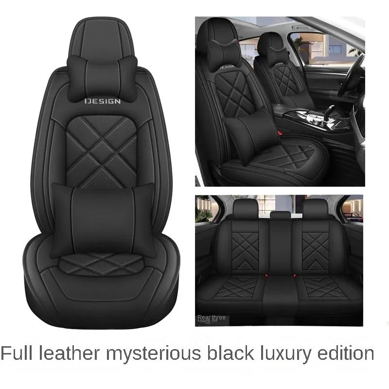 

WZBWZX Universal leather Car Seat Cover for Maserati all models GranTurismo Ghibli Levante quattroporte car accessories