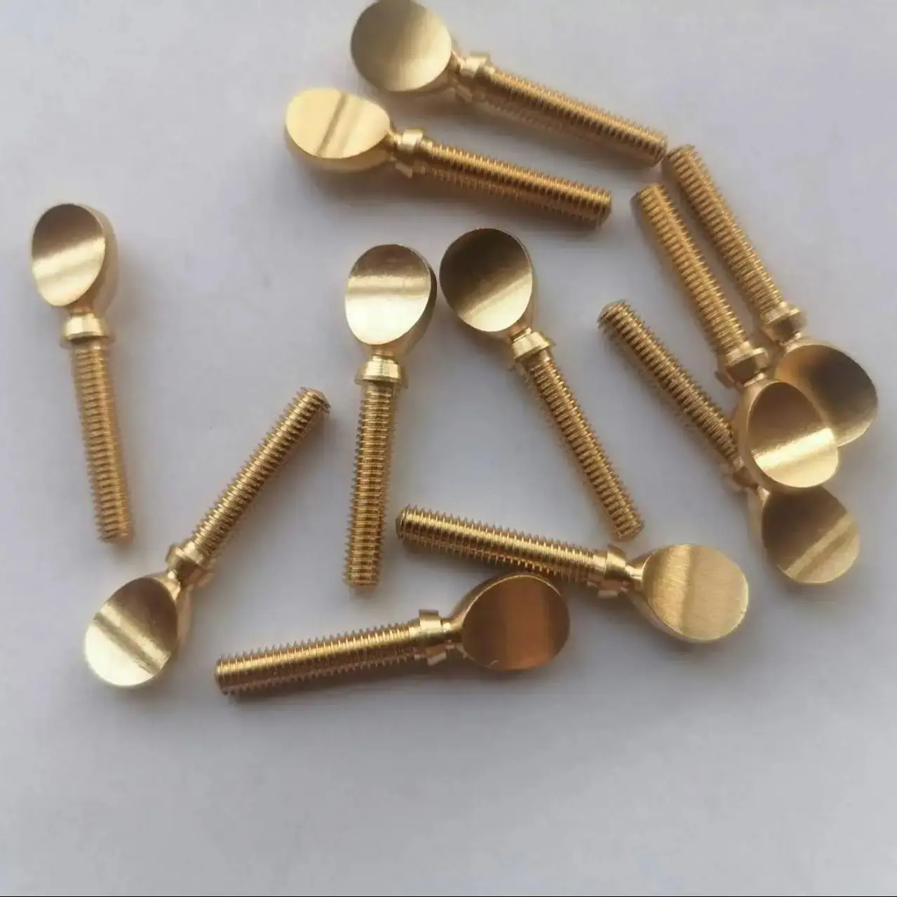 Vis en cuivre à clip allongé pour clarinette saxophone, 10 pièces, la tête de flûte est trop épaisse et peut être remplacée par une vis allongée