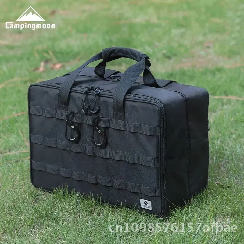 CAMPINGMOON BK-46 حقيبة تخزين ذات سعة كبيرة مجموعة التعبئة والتغليف التكتيكية في الهواء الطلق لمجموعة وحدة التخييم IGT