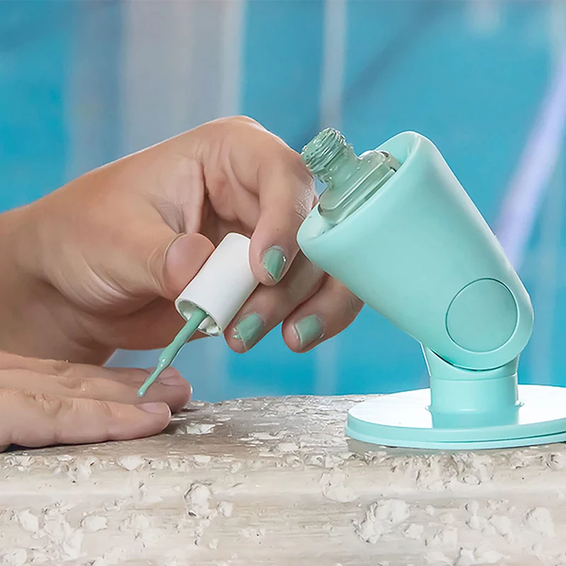 

Силиконовая подставка для лака для ногтей, держатель для флаконов с лаком, подставка для флаконов с лаком для домашнего использования и салонов, инструменты и аксессуары для нейл-арта