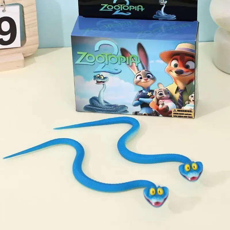 Zootopia 2 Gary serpent soulagement du Stress boîte aveugle modèle corps complet mobile Judy Niki Figurine cadeau pour garçons jouets à collectionner