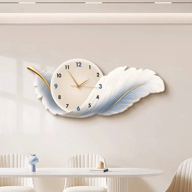 

Fashion Design Wall Watch Unique Office Quiet Bedroom Modern Wall Clock Living Room Luxury Wandklok Decorations Item Home
