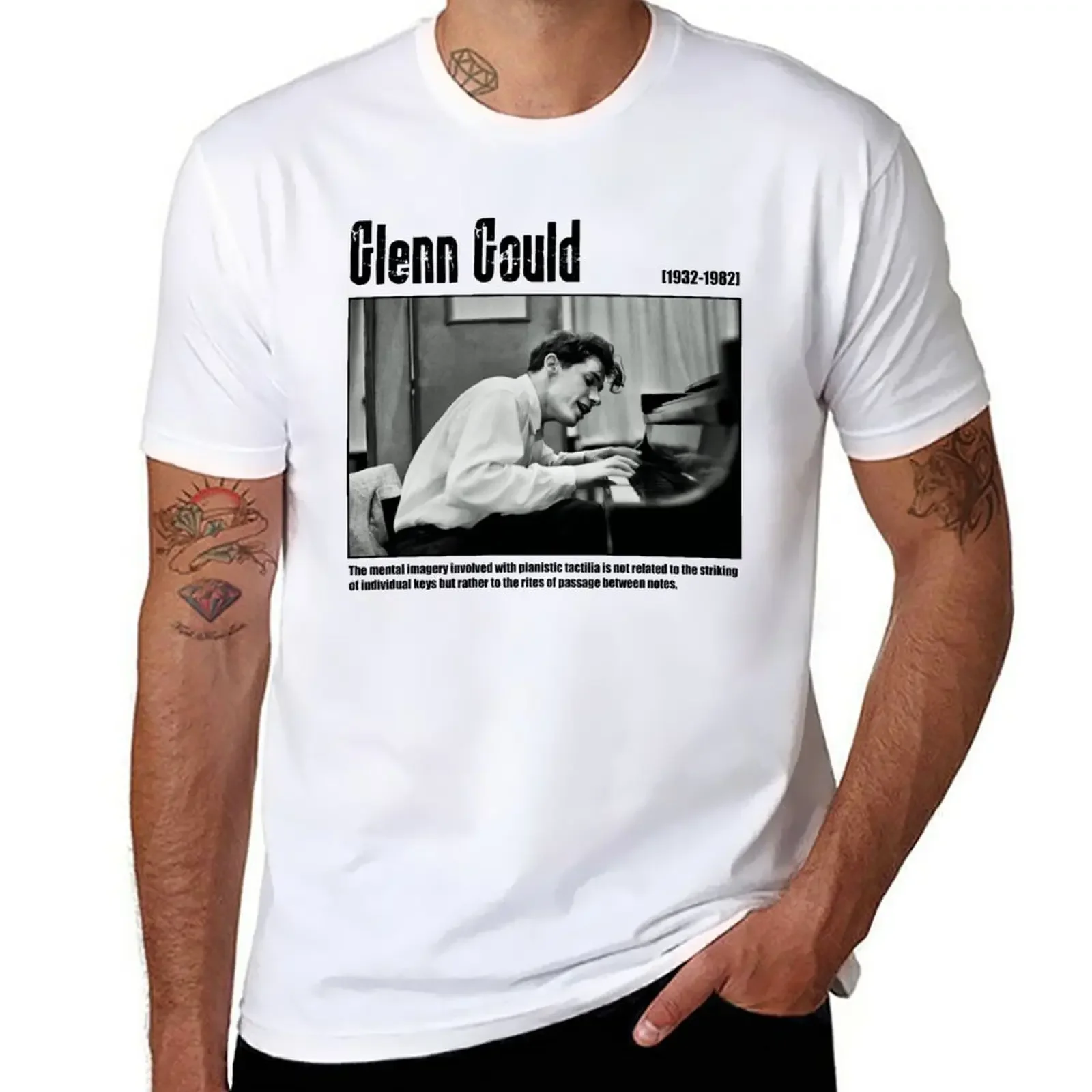 Glenn Gould T-Shirt new edition quick-drying sublime t shirts for men cotton