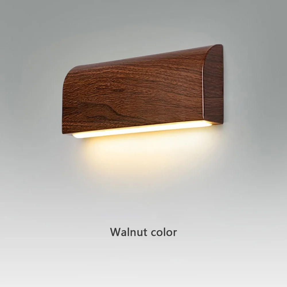 

Scandinavian wood grain colour wall lamp TV backdrop wall lamp Bedroom wall lamp Bedside lamps