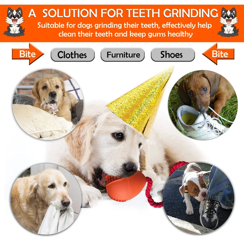Benepaw-interativo brinquedos do cão, Eco-friendly Puzzle Rope, reduzir o stress, ansiedade Pet Treat, Dispenser Brinquedos, Crate, Puppy Training Aids