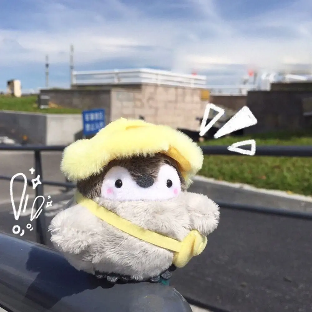 الكرتون السياحية قبعة البطريق المفاتيح لطيف البطريق أفخم حلقة رئيسية للفتيات الهدايا الإبداعية حقيبة مدرسية المفاتيح #1