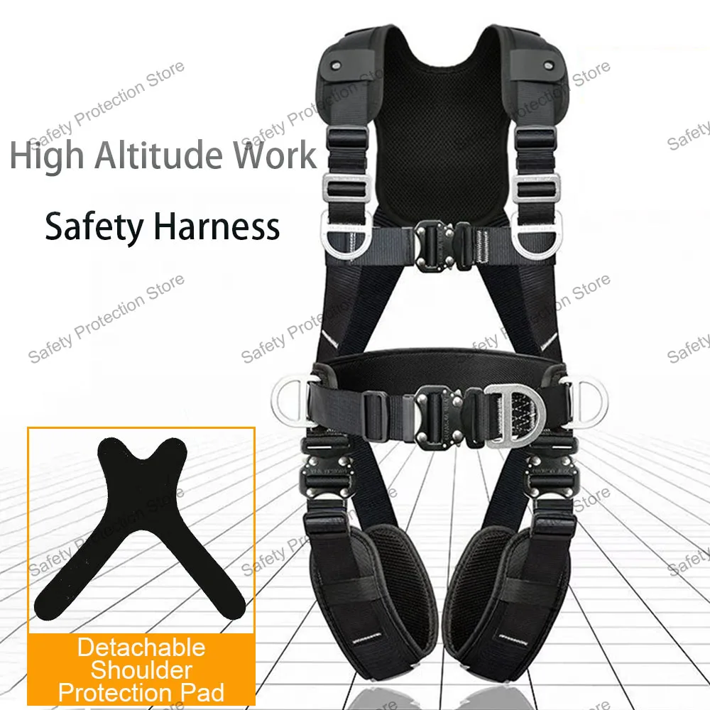 

Five-point High Altitude Work Safety Harness Full Body Safety Belt Outdoor Climbing Training Electrician Protective Equipment