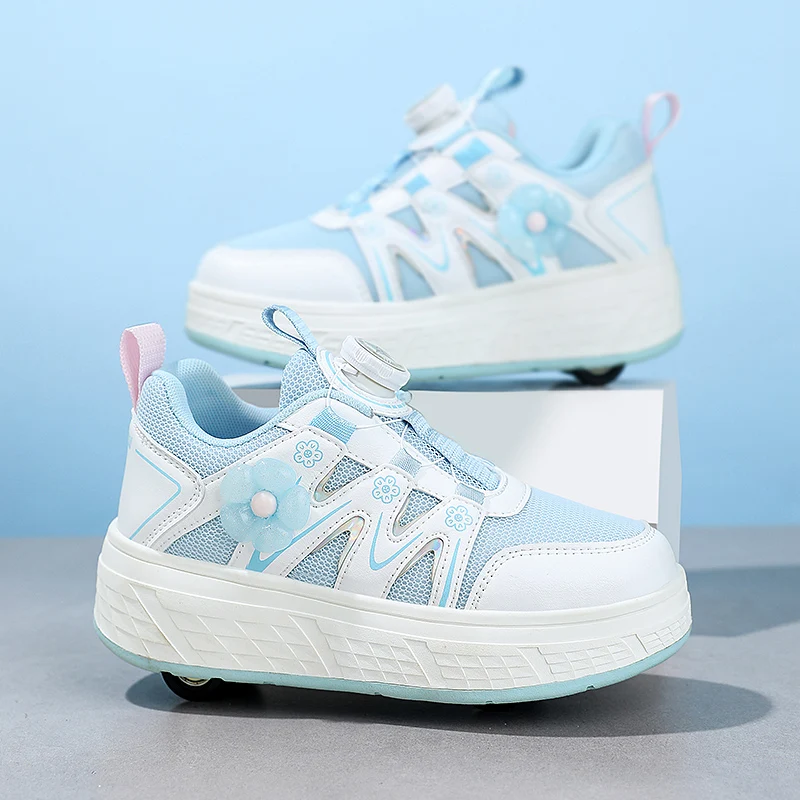 

Детская обувь для катания на роликовых коньках, четыре колеса, разобранная, высококачественная, развлекательная, спортивная обувь на роликовых коньках для детей