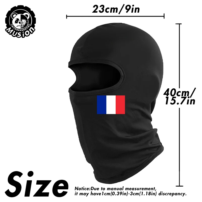 Balaclava personalizado para reunião esportiva, máscara de esqui facial completa, capuz tático, motocicleta correndo tempo presente, torcer para o rosto