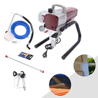 1800W Electric Sprayer Gun Kit Professional Paint Spray Gun High Pressure Airless Spraying Machine for Wall Wood Metal Paint