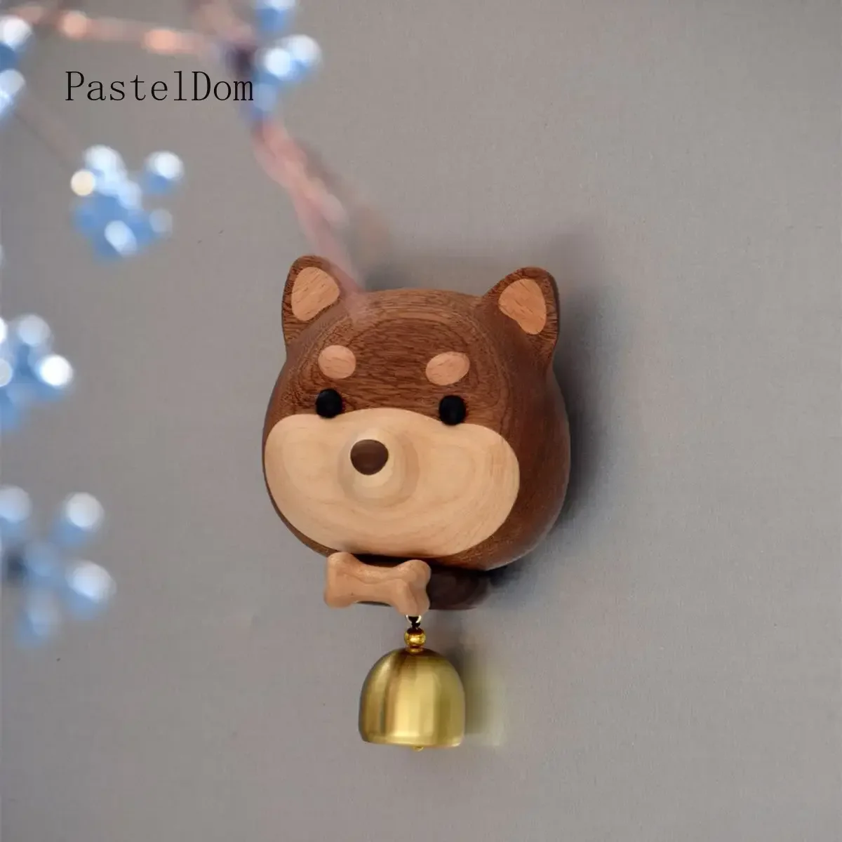 Cute Shiba Inu Dopamine Doorbell Wind Chime, Cartoon Magnetic Fridge Magnet, Creative Home Door & Refrigerator Decoration