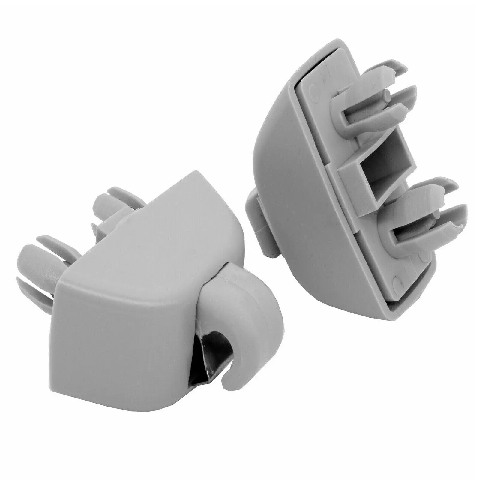 2 قطعة مشبك حاجب الشمس الداخلي لسيارة VW Polo 5 6R Vento GTI Passat B7 Up Jetta 2012-2015 6R0857561 1S0857561 متين وسهل التركيب