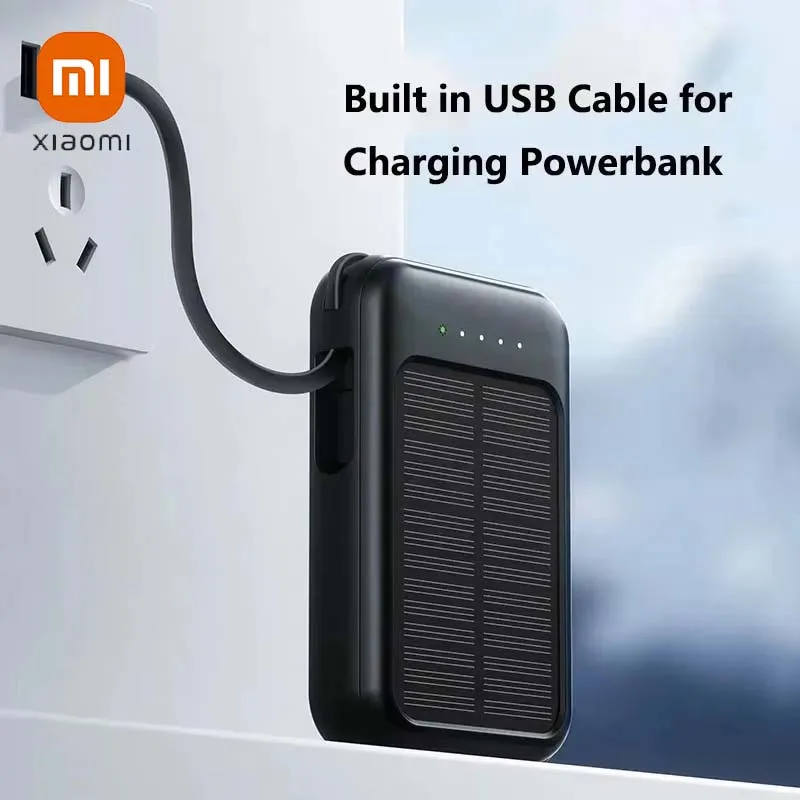 Xiaomi 100000mAh عالية السعة بنك الطاقة الشمسية شحن المحمولة شحن بطارية خارجية آيفون سامسونج بطارية احتياطية