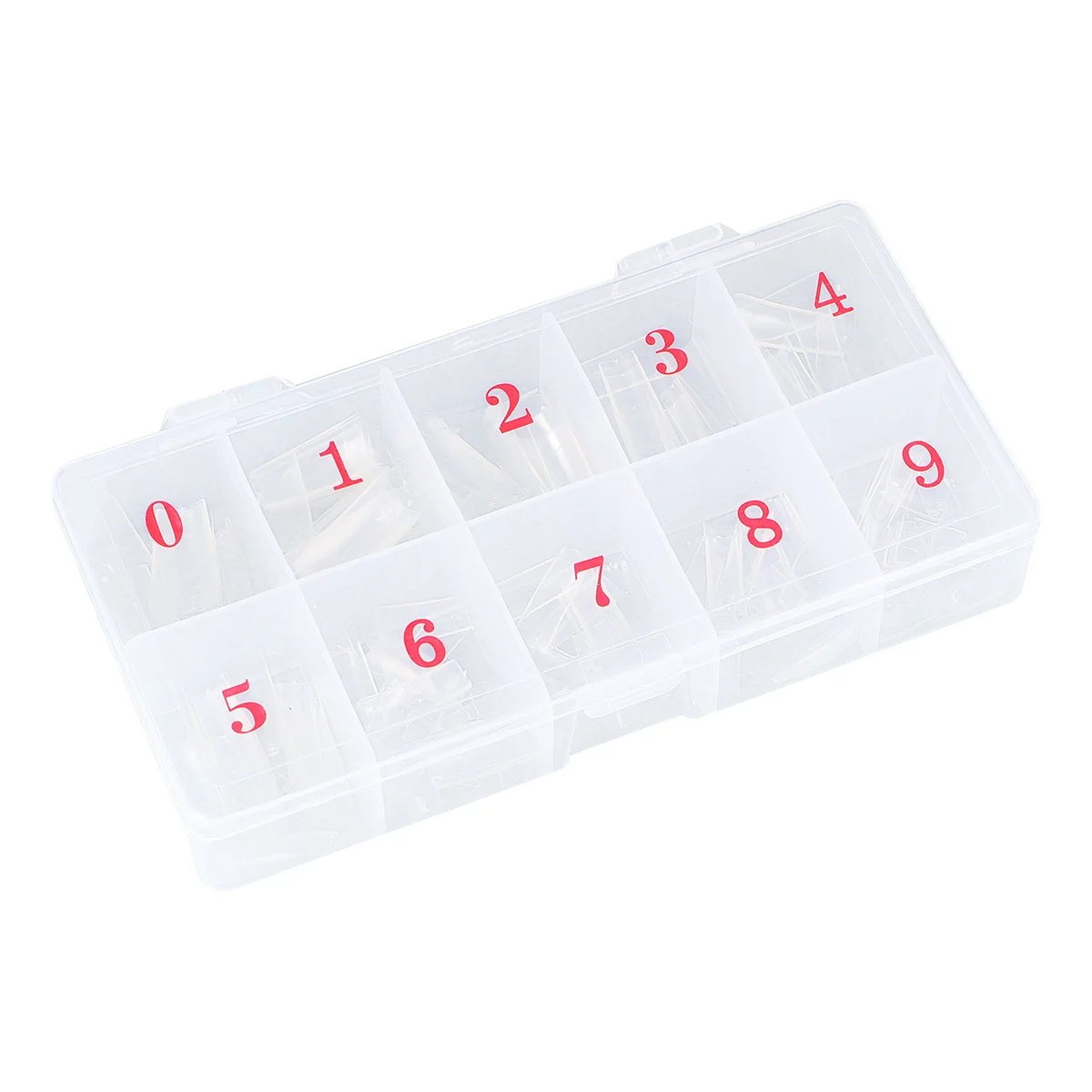 

500pcs Fake Nails Kit Durable Metal Plastic Storage Box Included Home Use Manicure Kits Tools Nails Fake Home Manicure Tools
