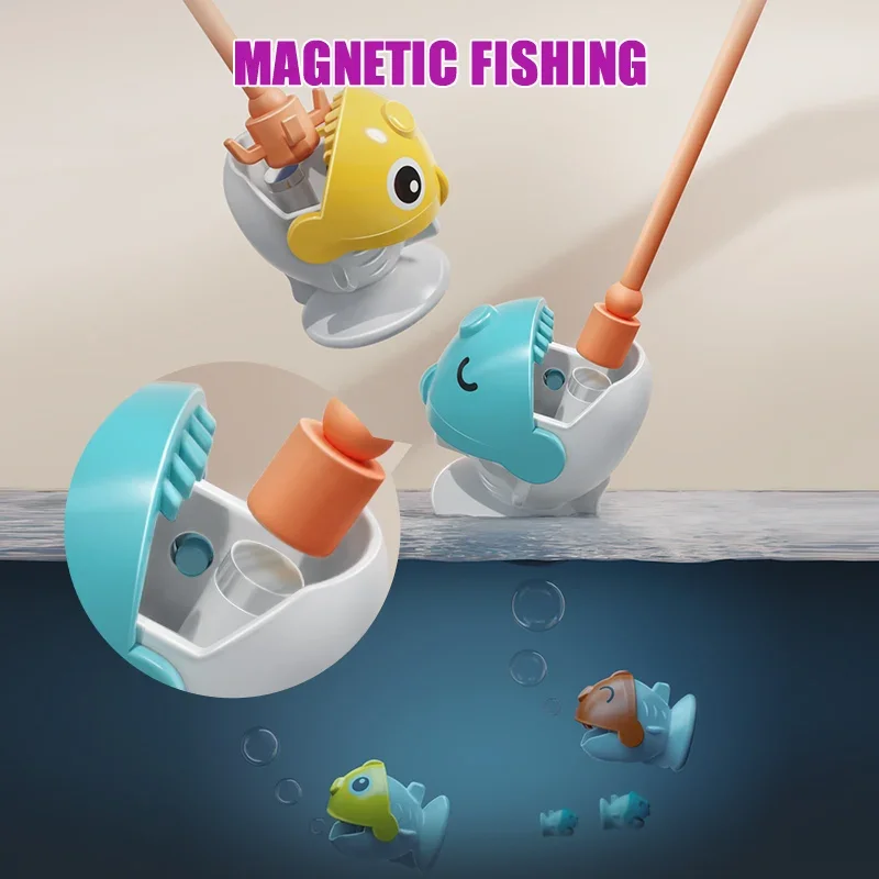 Crianças jogo de pesca magnética para crianças brinquedo de pesca elétrica tem música girando número jogo vara de peixe educação crianças brinquedo ao ar livre