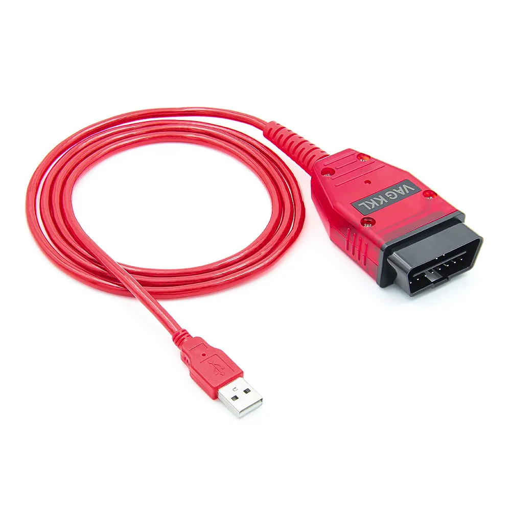 VAG 409.1 KKL 409 FTDI FT232RL Real 9241A K line OBD 2 OBD2 Car Diagnostic Tools Interface Cable For VW/Audi/Skoda/Seat