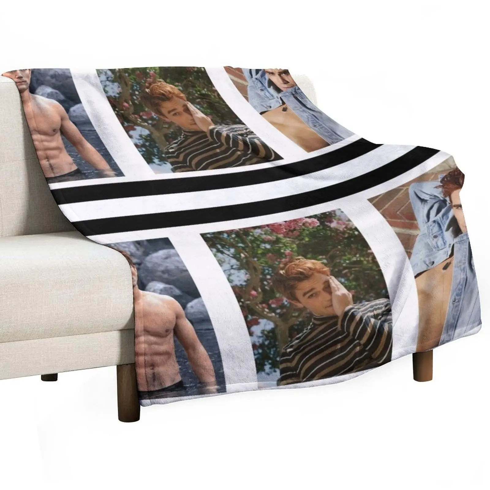 

KJ Apa Throw Blanket Warm Weighted Blankets