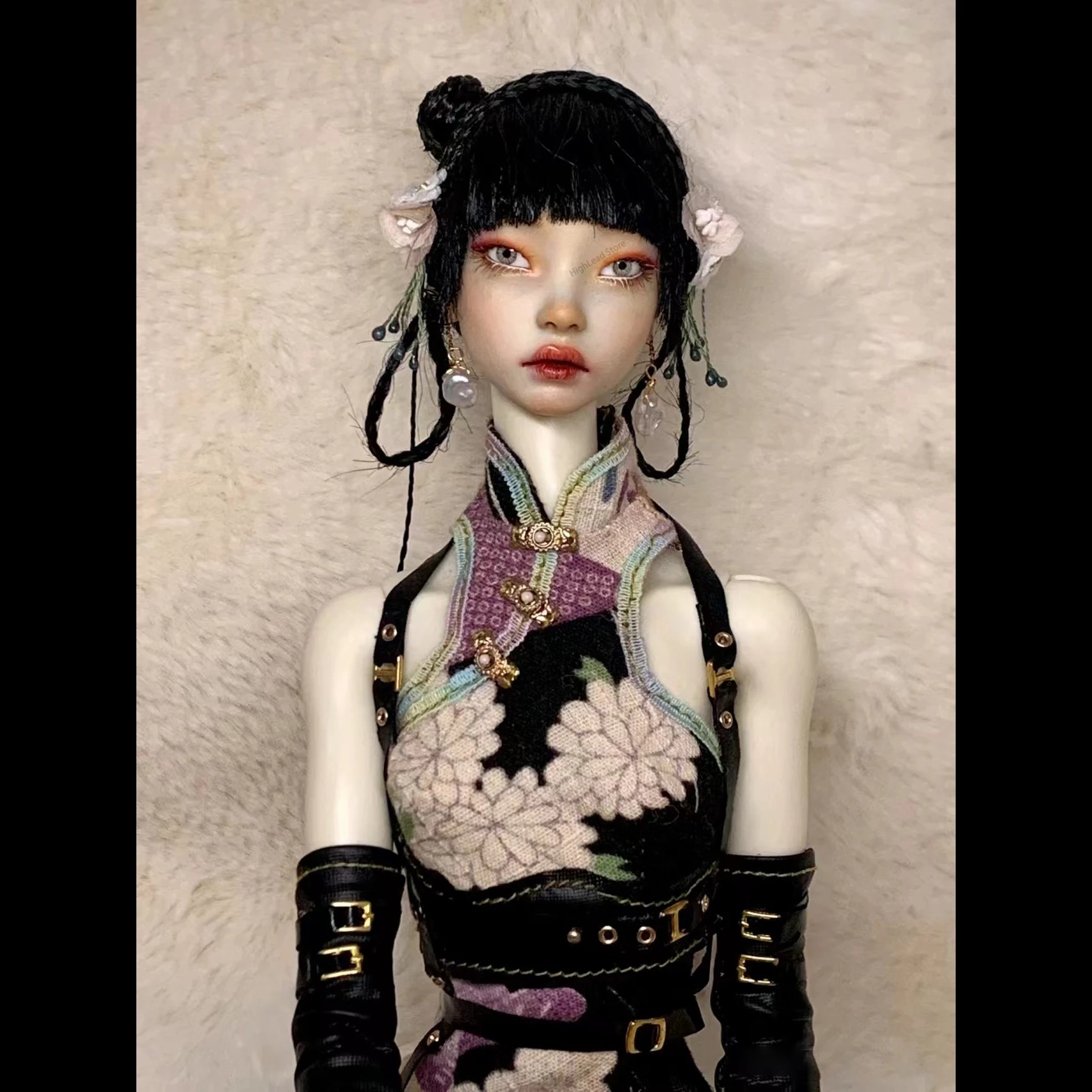 New 1/4 BJD Doll Head With Body No Face up Resin BJD Doll Model Girl NudeDoll Ball Jointed Dolls Without Makeup BJD Toys