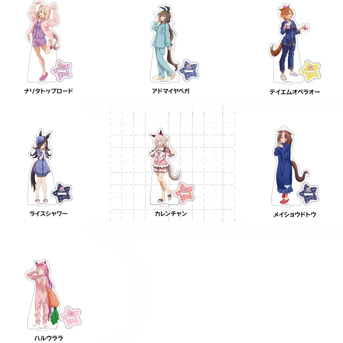Game Rice Shower Admire Vega Haru Urara Curren Chan Narita Top Road Acrylic Stand Doll Anime Figure Model Cosplay Toy Gift