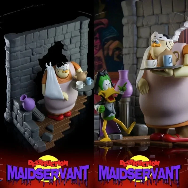 Happy Childhood Anime Toy Destruction Maid Count Duckula Nanni NewHC01 Vegetarian Count 1/12 12cm Figure Model Collectible Toys