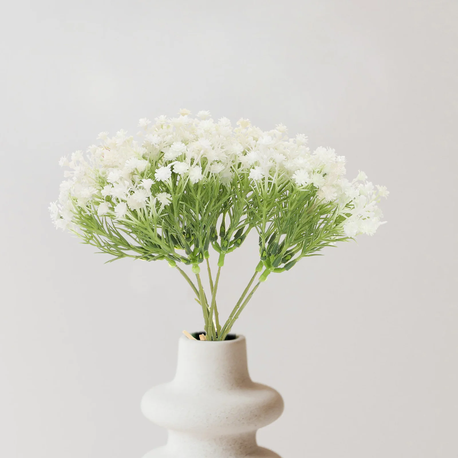 

Artificial Bouquet Realistic Fake Flowers Vase Bridal Decor Simulation Gypsophila Ornament Valentine Gift Living Room Bedroom