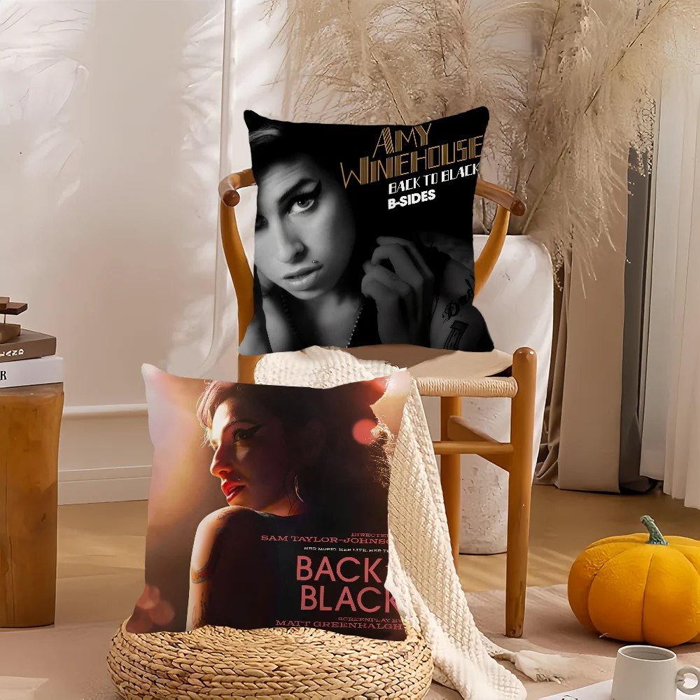 

Singer Amy Winehouse Pillow Case Home Decoration Cushion Cover Suitable For Bedroom Car Office Sofa