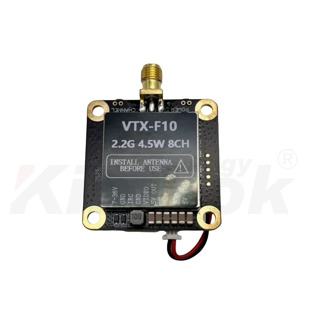 New 2.2G Transmission Transmitter for Drones 4.5W VTX Power Stable Image Enhanced Flying Experience