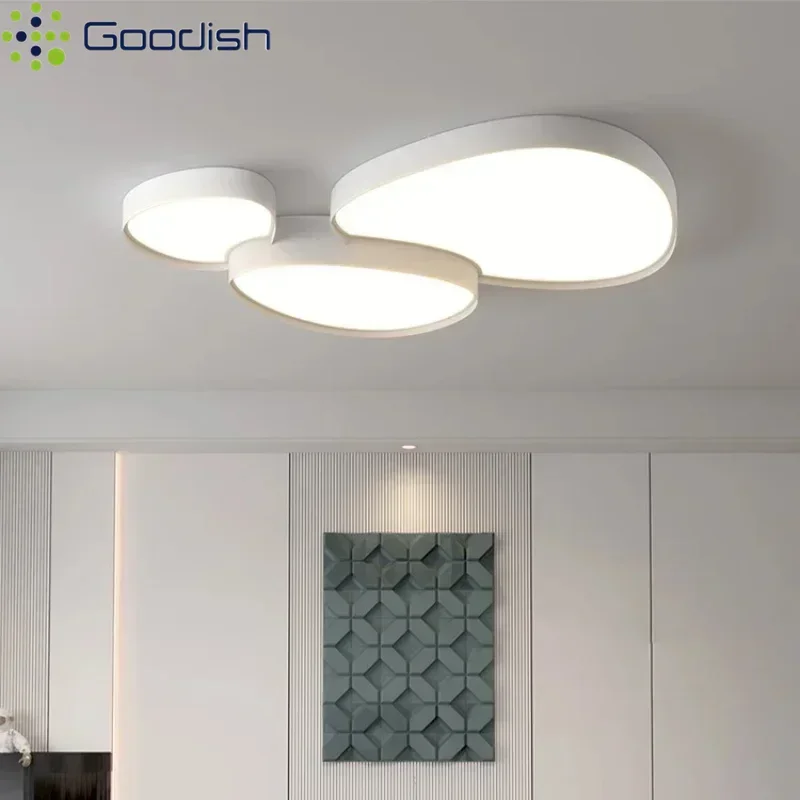 

Goodish Nordic Modern Led Ceiling Lights Round Minimalist Lamps for Kitchen Living Dining Kid's Room Home Decoration Chandelier