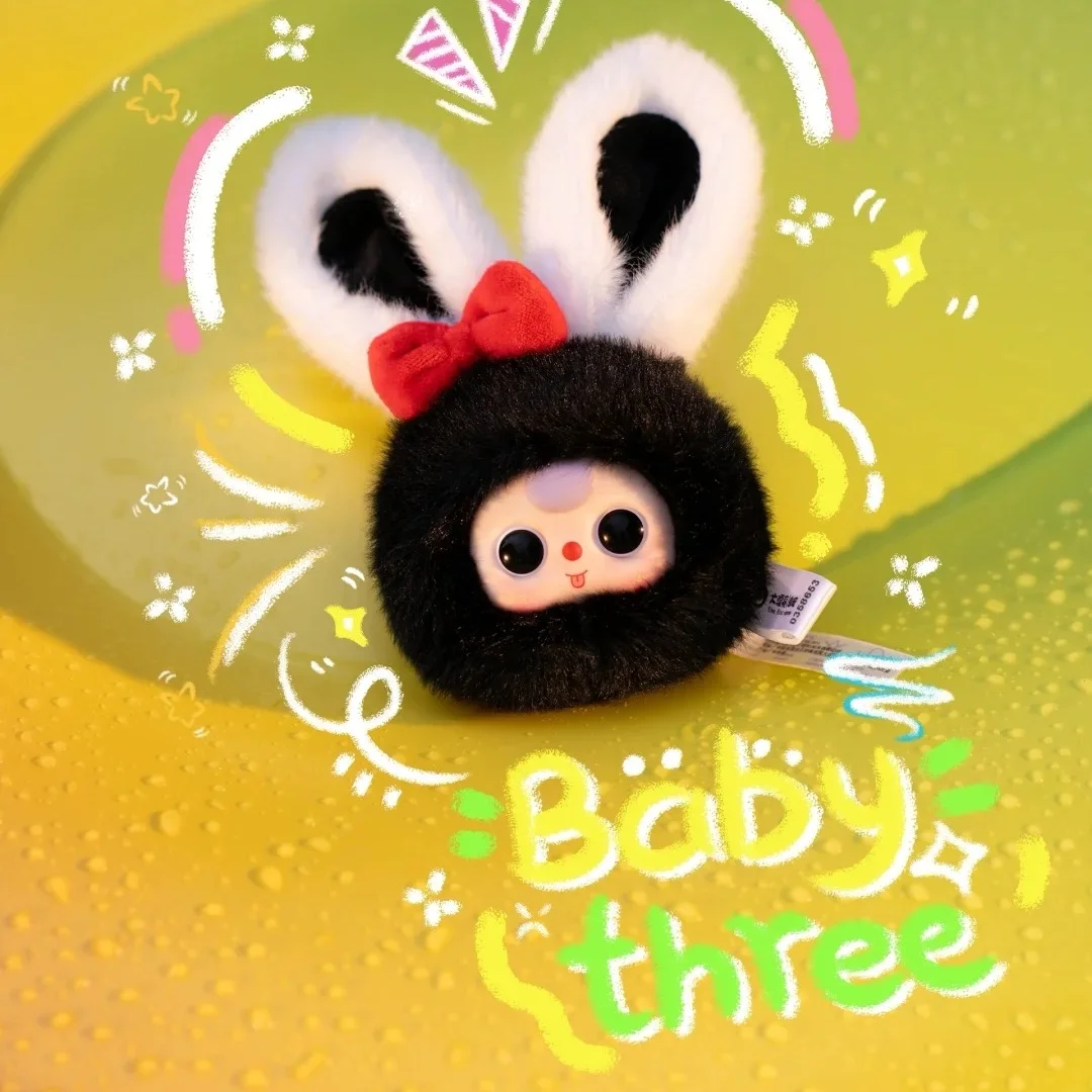

Genuine Baby Three New Mini Animal Series Vinyl Blind Box Vinyl Plush Doll Pendant Bag Decoration Kawaii Girl Birthday Gift Hot