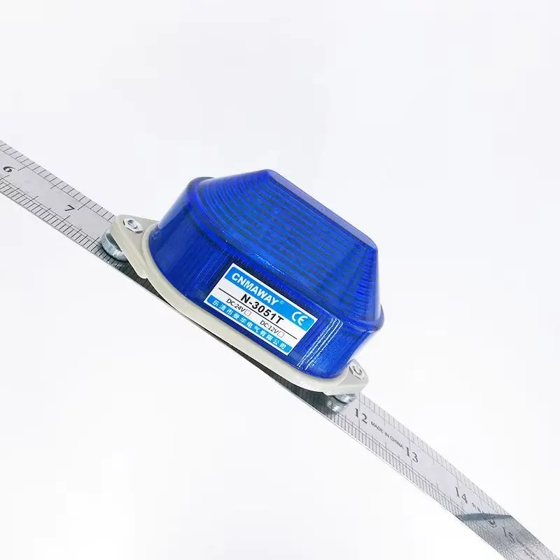 

Signal Warning Strobe TB40 N-3051 LED Lamp Indicator Small Flashing Light Security Alarm with Magnetic Buzzer 12/24/220V IP44