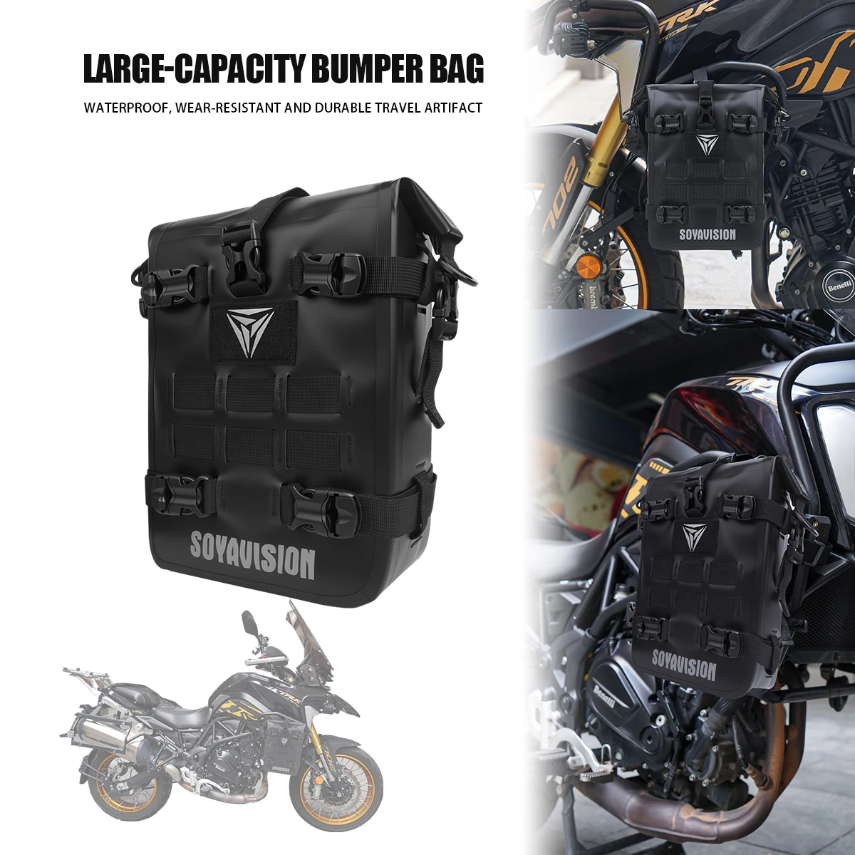 �y�Z�[�����zBMW R1200GS R1250GS ADV�p�AHONDA NC750X CB500X�p �I�[�g�o�C�t���[���N���b�V���o�[�h���o�b�O �o���p�[�C���c�[�����[�o�b�O