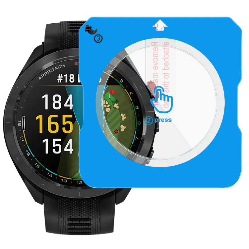 

Защитная пленка из закаленного стекла для Garmin Approach S70 42 мм с установочным инструментом