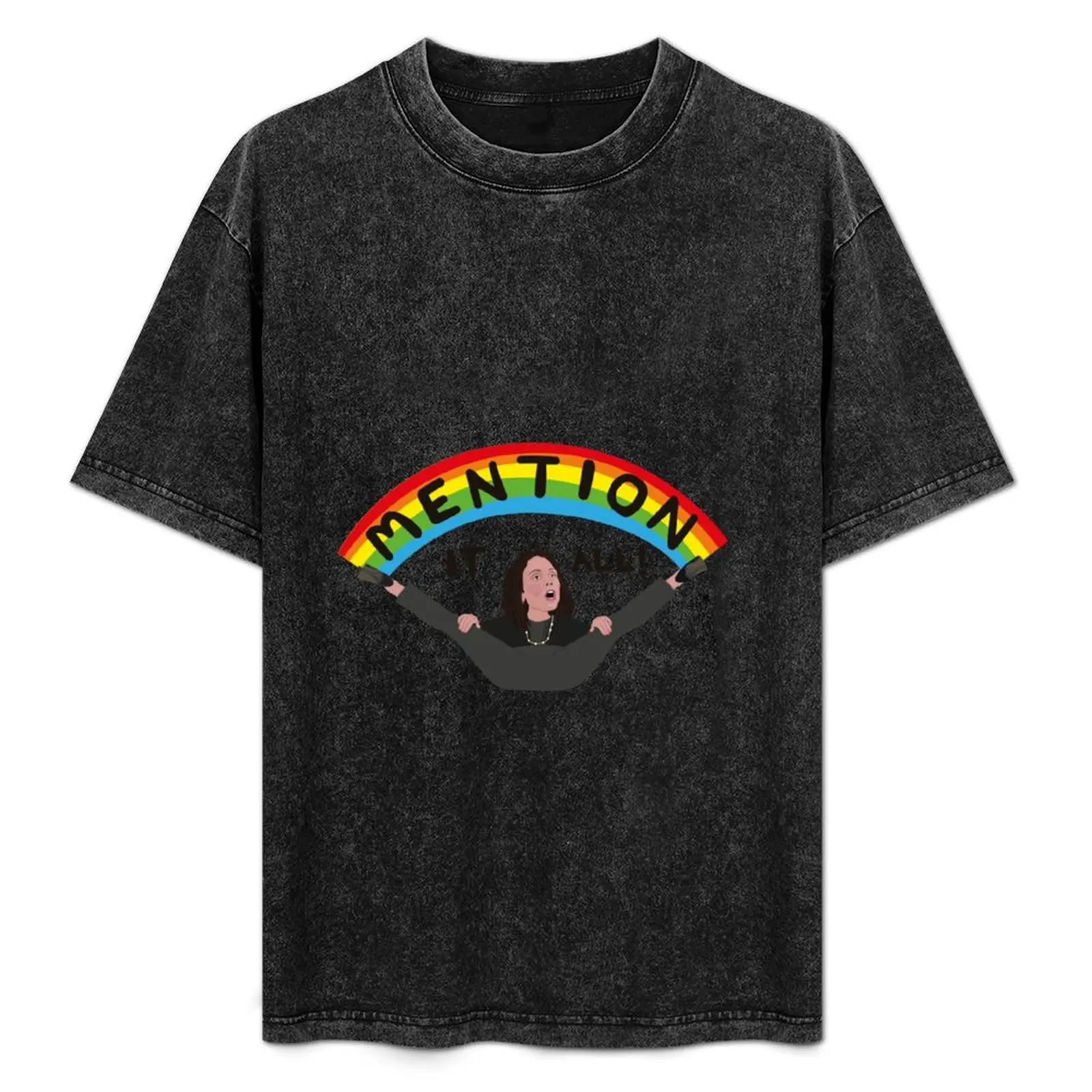 

Bethenny Frankel - Real Housewives New York - RHONY - Mention It All Rainbow T-Shirt for a boy mens clothing