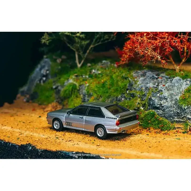 

Предпродажа TW 1:64 Audi Quattro Silver, литая под давлением модель автомобиля, коллекция игрушек Tarmac Works