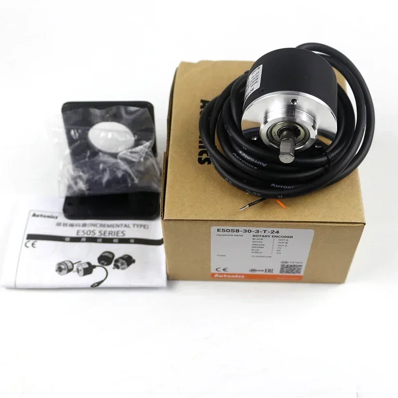 E50S8-30-3-T-24 encoder shaft outer diameter 8mm speed 5000rpm control output push-pull protection level IP50