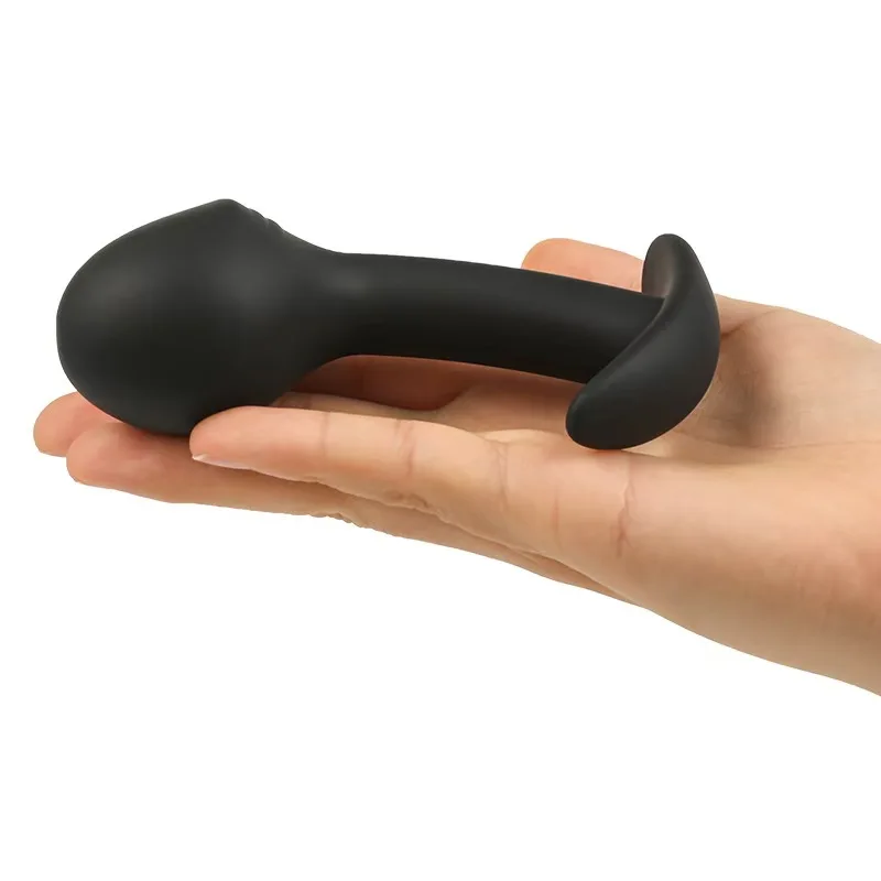 Plug anal portable en silicone pour hommes et femmes, surface pour point G, vestibule, anus