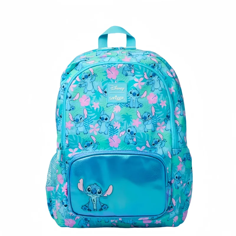 New Hot Australia Smiggle Disney Stitch Backpack School Bags Lunch Bag Water Bottle Children Outing Small Backpack Student Gift