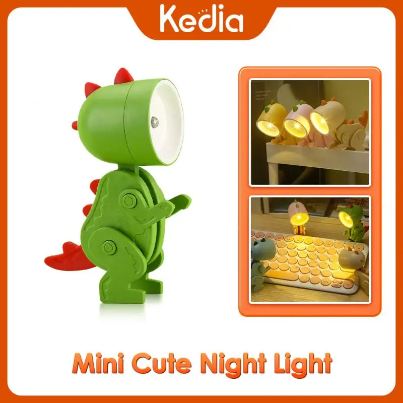 LED Night Light Mini Cute Pet Light Adjustable Portable Folding Table Lamp Eye Protection Reading Lamp Kids Bedroom Decor Light