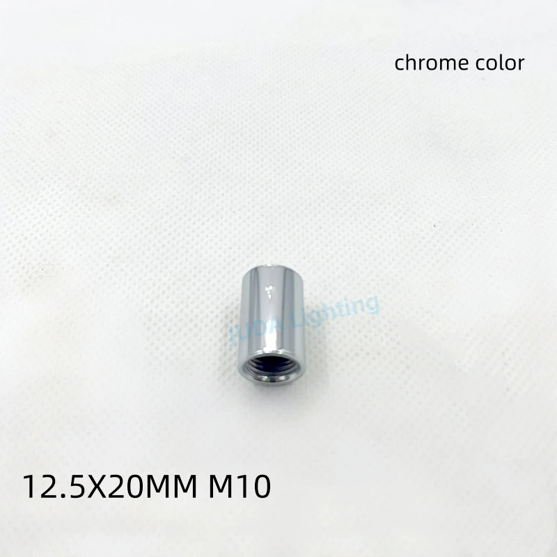 M10 Adapter Tube M10 Internal Tooth Connecting Tube Lamp Thread Tube Metal Thread Tube M10 Inner Thread Rod Iron Hollow Tube