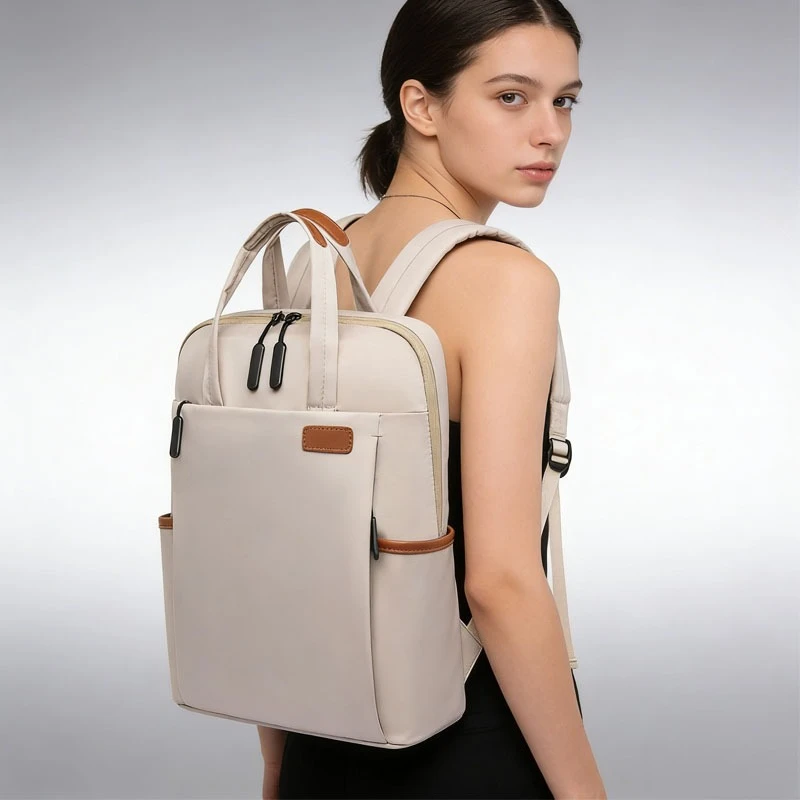 Women's bag Oxford Classic Business shoulder Backpack Large Capacity for Airplane Cabin Hand Luggage Travel School Backpack