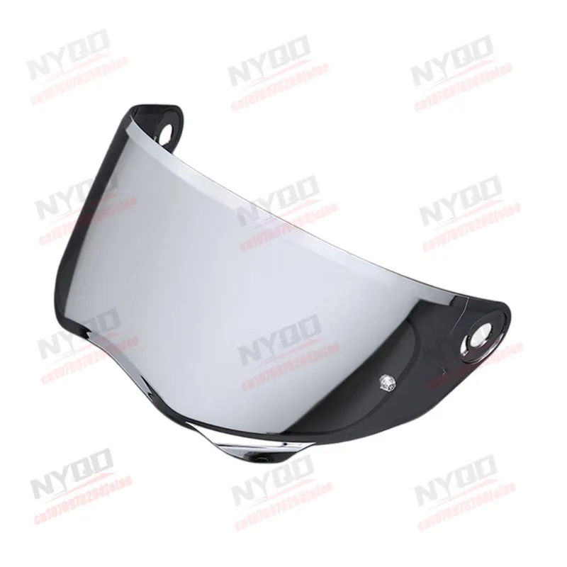 Helmet Lens Full Helmet HD Sunscreen Electroplating Aurora Night Vision Suitable for HJC HJ41 V10 Helmet Lens 5